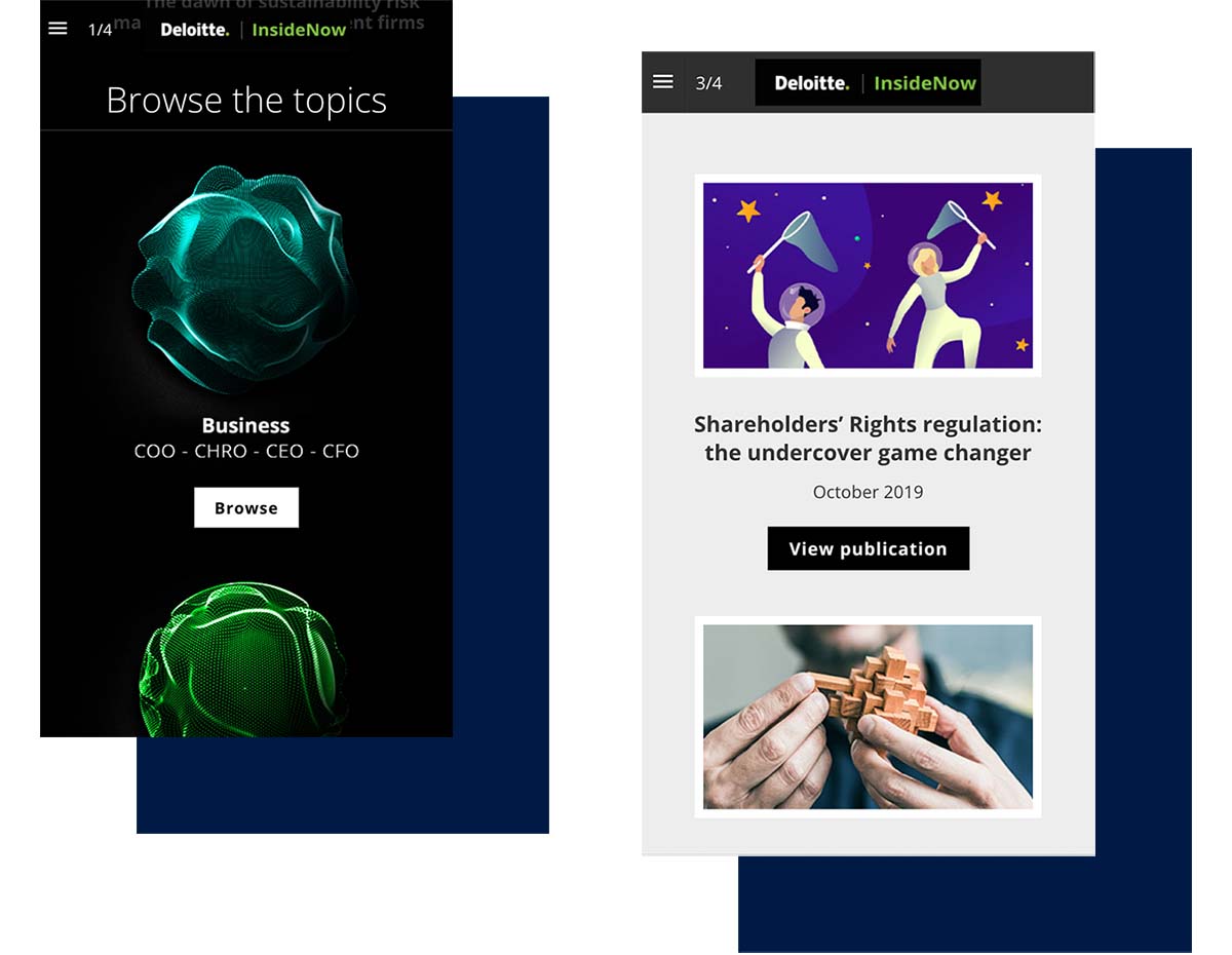 Deloitte Responsive Content Hub