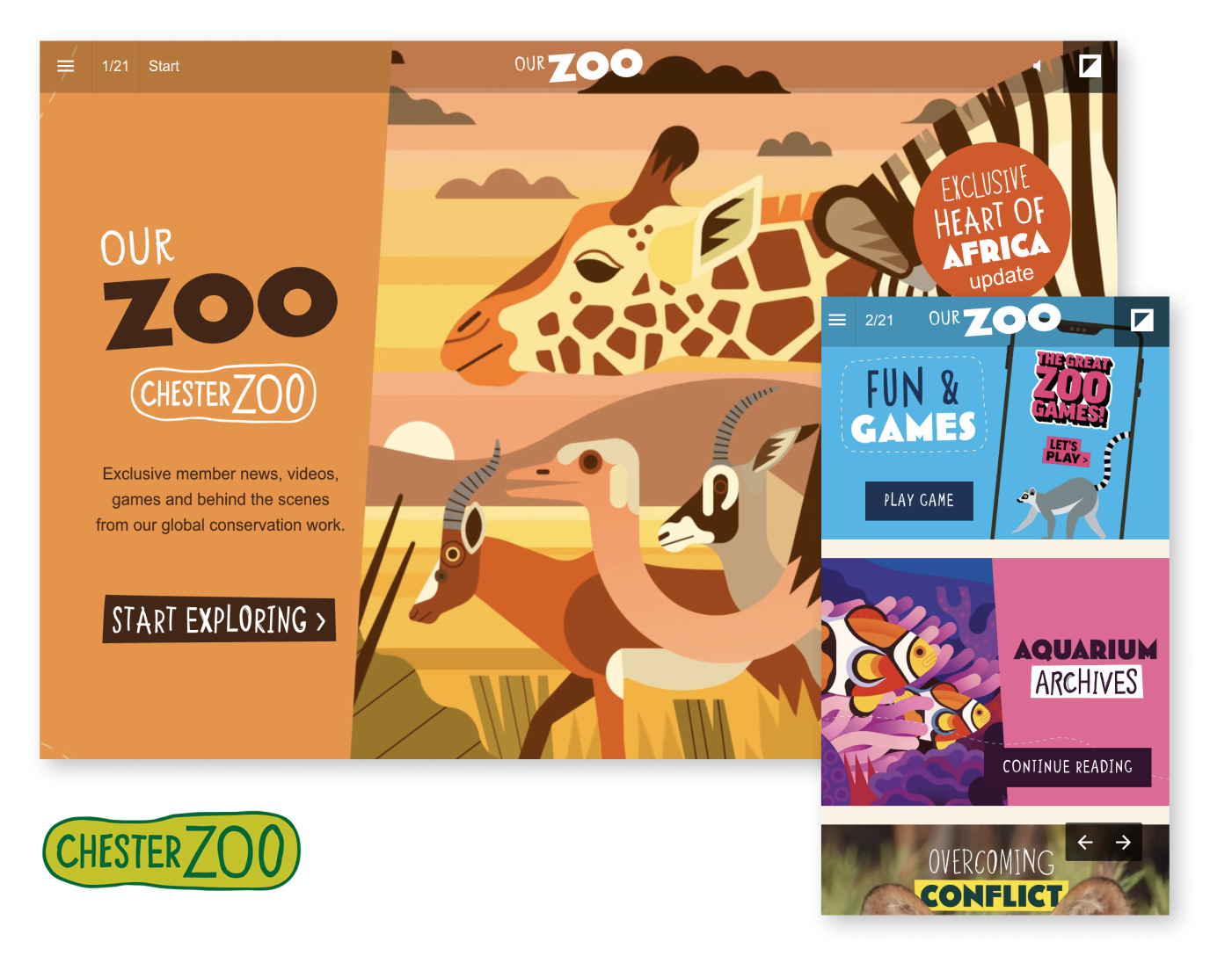 Chester Zoo visitor magazine