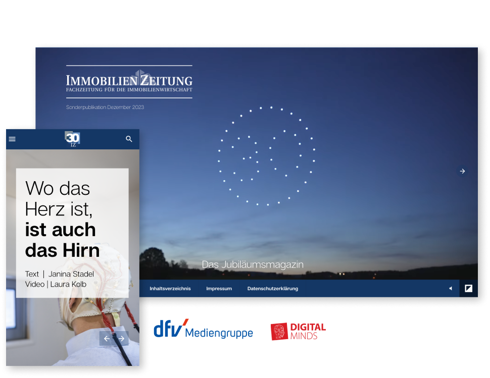 Deutscher Fachverlag Anniversary Magazine for Immobilien Zeitung