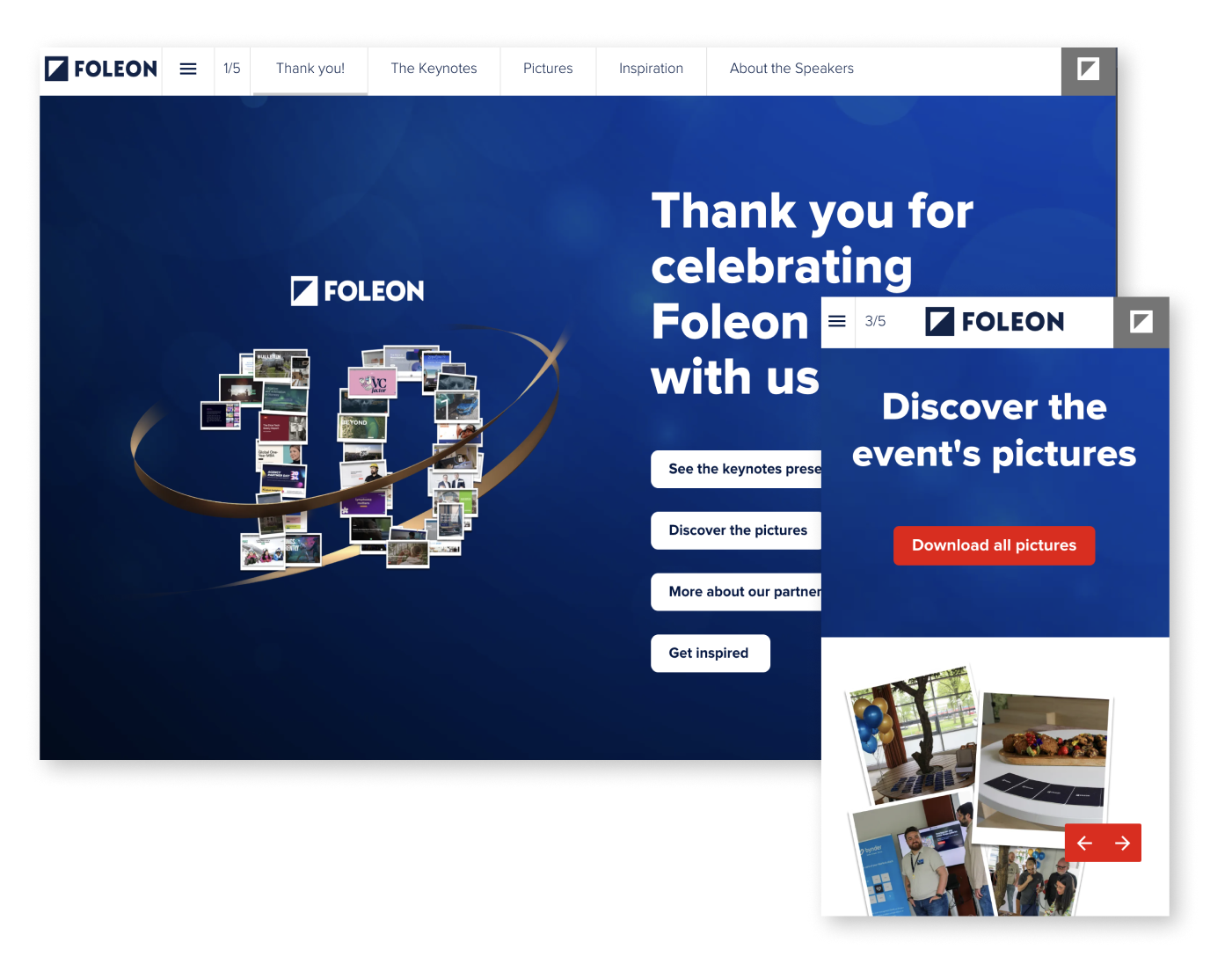 Foleon Customer event magazine