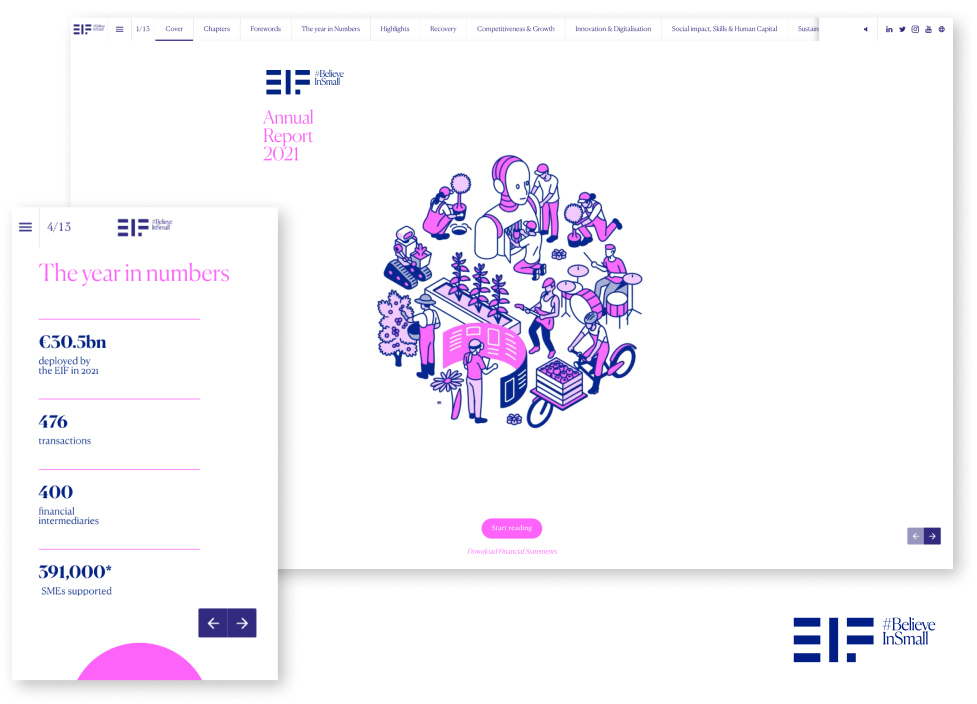 EIF Digital Annual Report Example Foleon