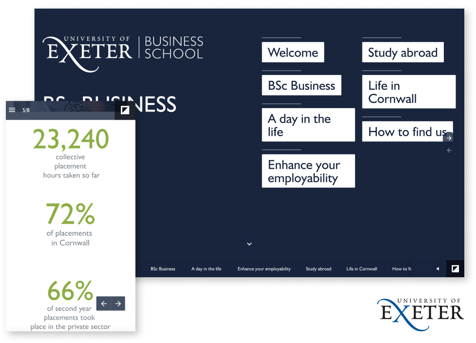 Interactive Catalogue Example University of Exeter